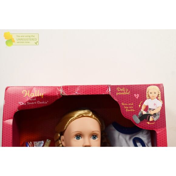 Our Generation Hally with Storybook & Accessories 18" Posable School Doll - Picture 5 of 8
